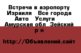 Встреча в аэропорту Израиля - Все города Авто » Услуги   . Амурская обл.,Зейский р-н